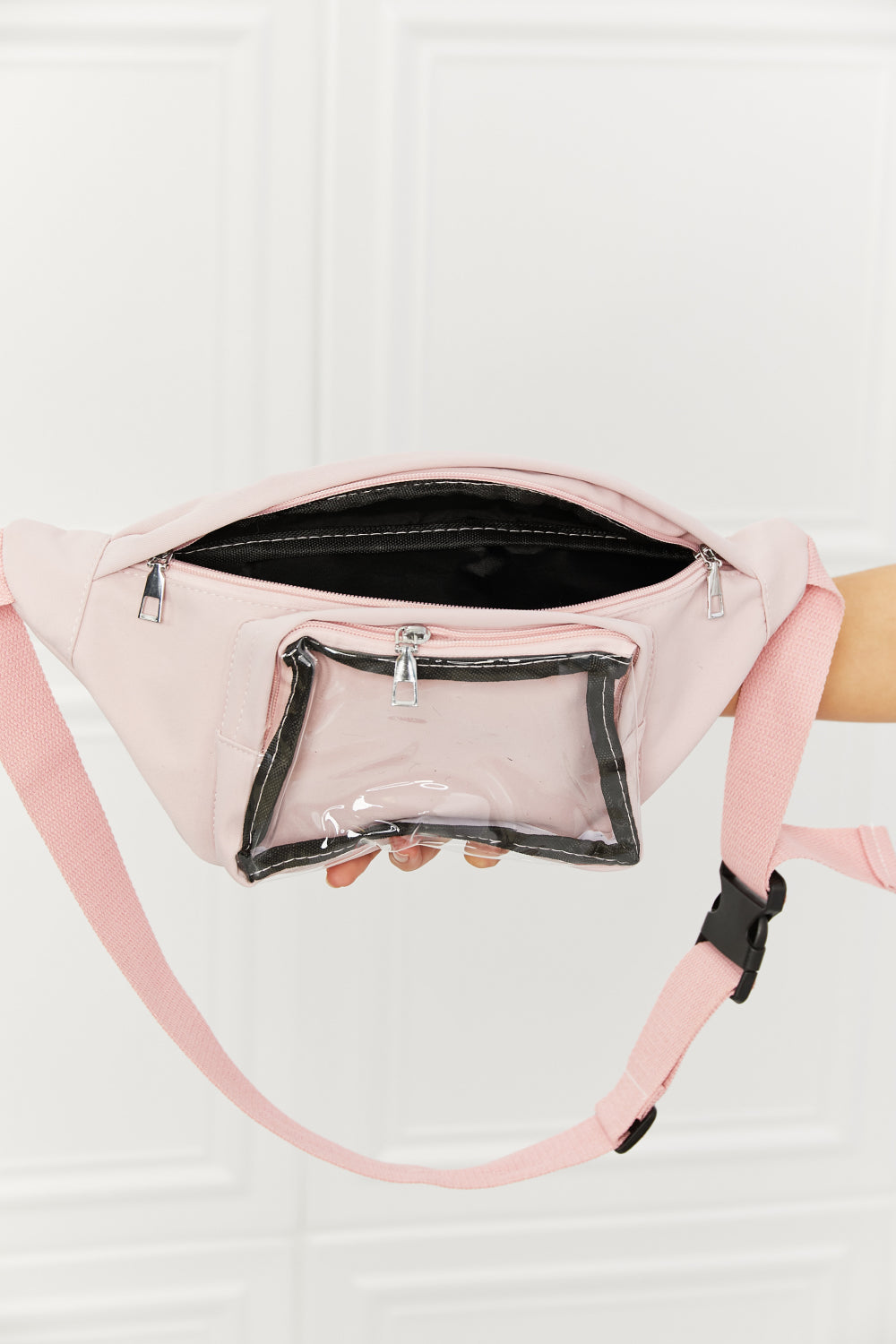 Chic Fame Doing Me Pink Waist Bag | Style On The Go